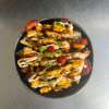 Loaded fries mix kip en scampi